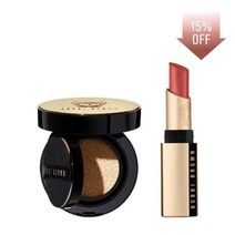 (백화점 정품) 바비브라운- 15%OFF 세럼 쿠션 + NEW 럭스 매트 립 세트, 포슬린 + 보스 핑크