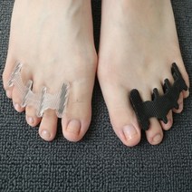 국내제작 지압통풍 발가락 교정기 실내용/외출용 왼발+오른발 1세트, 블랙 (실내용)