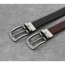 CAPACCI 회전식 버클 남성 가죽 캐주얼 정장벨트 직장인벨트 남친선물 벨트선물