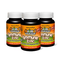 애니멀 퍼레이드 [네이처스플러스] 애니멀퍼레이드 아연 3병 세트 (60정 x 3), 선택완료, 단품없음