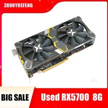 RX 5700 8G 게임 그래픽 카드 플레이트 비디오 보드 GPU 지포스 컴퓨터 rx6600 xt 2060S, RX5700 8G, 01 RX5700  8G