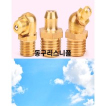 10개묶음 신주 구리스니플 서스그리스주입니쁠규격 황동 닛플, PT3/8, 곡, 10개