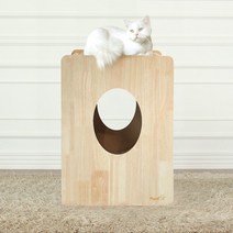 블루캣 스크래쳐 캣타워 네모