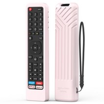 Hisense-TV-리모컨 용 실리콘 리모컨 케이스 EN2BI27H EN2A27 4K LED HD 스마트 TV ERF2K60H 어른용 커버, 04 Pink-No luminous