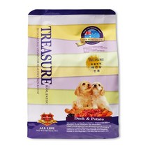 1.2kg 트레져 홀리스틱 호주 수입사료 고단백 오리+감자