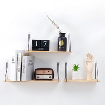 인테리어 우드 선반 벽걸이 DIY 원목 무지주 화분, M 사이즈