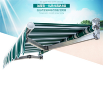 전동식 가게 입구 창문 그늘막 햇빛 가리개 선스크린, 3m x 2.5m