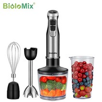 바이칼 BioloMix 4 in 1 고출력 1200W 침수 핸드 스틱 블렌더 믹서는 쵸퍼 및 스무디 컵을 포함합니다. 스테인레스 스틸 아이스 블레이드, 사우디 아라비아, 4 1, 영국 플러그, 01 4 1_04 영국 플러그