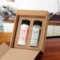 [미담 뉴팩토리] 히말라야핑크솔트 함초소금 돌 결혼 칠순 팔순답례품 조문 장례 행사선물 조미료통용기2p, 1개