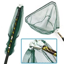접이식 미니 삼각 뜰채망+뜰채대+뜰채 후레임 프레임 세트 뜰체 뜰망, 01.삼각뜰채망세트