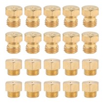 화목난로 부품 프로판 lpg 가스 파이프 온수기 diy 버너 부품 황동 제트 노즐 +, 한개옵션0