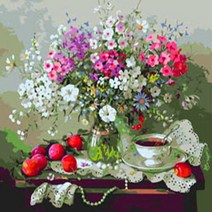 [DIY 명화]Z067 안개꽃 size 40X50cm