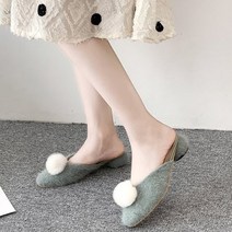 차밍몰 제인 방울 로퍼 3.5CM [981]슬리퍼 블로퍼 신발 구두 여성슈즈 여성로퍼