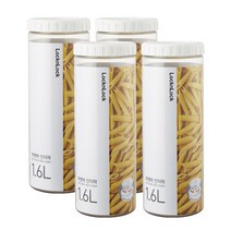 락앤락 인터락 냉장고 정리용기 1.6L, 화이트, 4개, 1개입