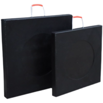 크레인 발판 패드 덤프트럭 고무 고가 사다리차 고임목, 01. 검은색, 01. 500x500x50mm