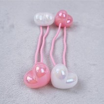 베베까꿍 유아 여아 어린이 초등학생 가벼운 빛나는 하트방울 헤어링
