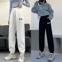 여성 홈패션 데일리 바지 캐주얼 밴딩 트레이닝 팬츠