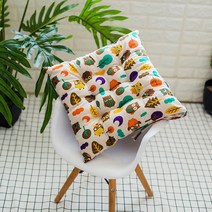 MEIISEO여름 쿨방석 쿨매트 사무실 남감 매트, 45*45Cm 광장, 만화 올빼미
