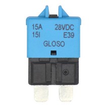 자동차부품자동차 오토바이 트럭 보트 마린 5A 7.5A 10A 20A DC 28V 수동 리셋 ATC 회로 차단기 블레이드, 07 15A