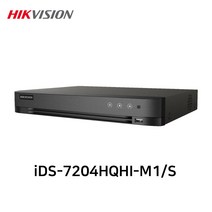 [하이크비젼] iDS-7204HQHI-M1/S 4채널 200만 화소 TVI 전용 CCTV DS-7204HQHI-K1 대체품 하드 미포함, 단품