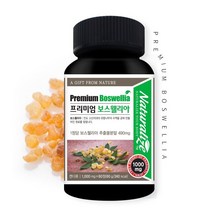 네추럴라이즈 인도산 프리미엄 보스웰리아 무릎 손목 1000mg 60정 간편하게, 1박스