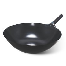 중화요리 철 북경팬 튀김팬 볶음팬, 쇠손잡이42cm, 1개