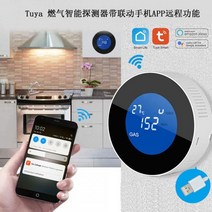 스마트 가스 검지기 WiFi 연결 가스 경보 검출기 우리집 지킴이, 단품