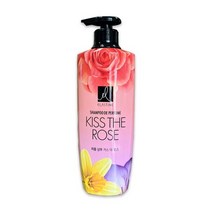 엘라스틴 퍼퓸 키스더로즈 샴푸, 600ml, 3개