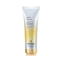 Pantene 선라이트 블론디 데일리 레스큐 컨디셔너 토너 금발 모발용 염색 트리트먼트 비오틴 및 실크 추출물 함유 237ml 8온스
