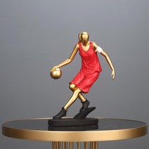 농구 피규어 스포츠 모형 키덜트 장식품, 여자 농구 금메달 - 드리블