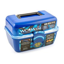 SouthBend WG-TB88-B Wormgear 88Pc Ld D 태클 박스 블루 멀티
