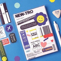 여행용 캐리어 포인트 꾸미기 노트북 스티커 방수, pkb212 스낵(SNACK)