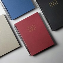 아이비스 프라임 노트 인덱스 스프링 라인 유선 필기, 네이비