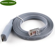 케이블 커넥터 6FT 신형 네트워크 라우터 유형 C USB 3.1 RJ45 Rs232 직렬 콘솔 케이블 Cisco/Huawei 롤오, 01 6ft