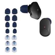 kwmobile 14x 지원: Sony WF-1000XM3 WF-1000XM4 교체용 이어피스 - 4개의 사이즈 세트 - 실리콘 패드 다른 사이즈 포함