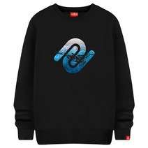 네스파 바다웨일 남여공용 맨투맨 세미 오버핏 SMD 0043