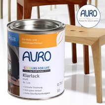AURO No.518 아우로 투명 래커 750ml_무광 바니시코팅, 단품