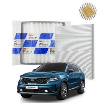 쏘렌토MQ4 3M 초미세먼지 캐빈 에어컨필터 공기정화 -, 글로브박스필터(CM-94)