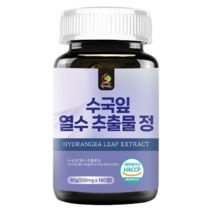 엄마애손 수국잎열수추출물 500mg 180정 3개월분, 1통, 180개