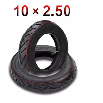 전동킥보드타이어 튜브리스 킥보드바퀴 튜브 부품 전기 스쿠터 액세서리 용 10x2.50 내부 외부 10 인치 공압, 내부 외부 타이어 b