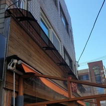 캐노픽스 650x1900 렉산공사 주차장 출입구 창문 현관 데크 테라스 캐노피 시공점, 엠보별_브라운, 블랙, 은백색(기본색상)