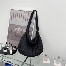 누빔 가방 여행 토트백 숄더백 퀼팅백 여성을위한 나일론 누비 패딩 어깨 캐주얼 대형 토트 핸드백 패션 ruched 숙녀 crossbody 지갑 큰 구매자