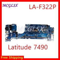 i5 7600 노트북 마더 보드 DAZ40 LAF322P CPUS 8th 및 7th Dell Latitude 7490 메인, 03 I38130U