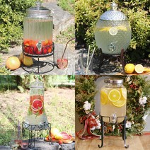 카페 음료디스펜서 카페 물병, 1.글라스 디스펜서 4L