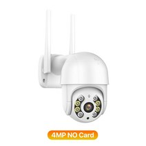 듀얼 스크린 와이파이 IP 카메라 8MP 4K 듀얼 렌즈 4MP HD AI 인간 감지 보안 보호 방수 CCTV 감시 iCSee, 17.4MP NO Card - EU 플러그