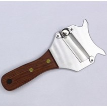 버섯 슬라이서 송로 채칼 스텐 트러플 핸디 커팅 나이프, 나무 손잡이 플랫 스타일의 트러플 커터
