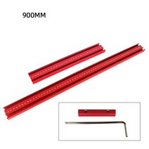 원형톱가이드 트랙 톱 레일 병렬 가이드 300-1200mm 알루미늄 합금 T-트랙 슬롯 목공 보조, [01] 300mm, 1개