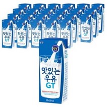 남양 맛있는우유GT 200ml x 24팩 / 흰우유 멸균우유