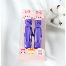 쪼야 썬클립 캐릭터 ver.미용실 집게핀 악어핀 헤어클립 헤어핀셋, 곰돌이 - 옐로우, 1개
