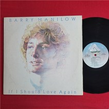 마카롱 LP판 희귀앨범 레코드판 f8969 barry manilow 다시 사랑해야 한다면